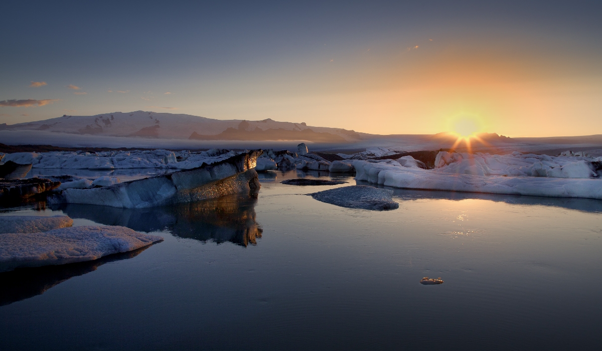 Lac glaciaire de Jokulsarlon dans le sud-est de l'Islande