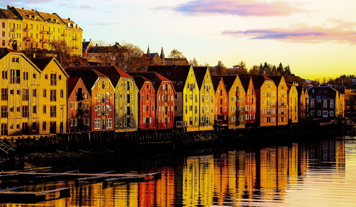 Trondheim et l'architecture typique de ses maisons