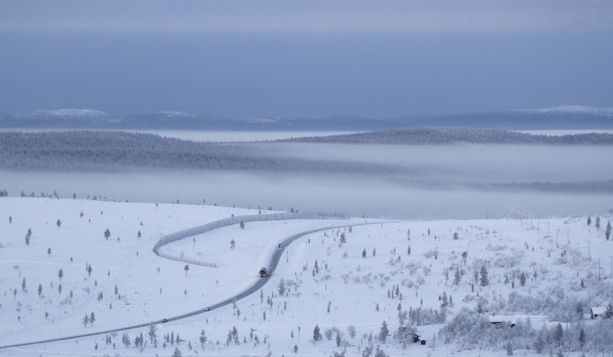 Nature vaste et sauvage de Laponie en Finlande