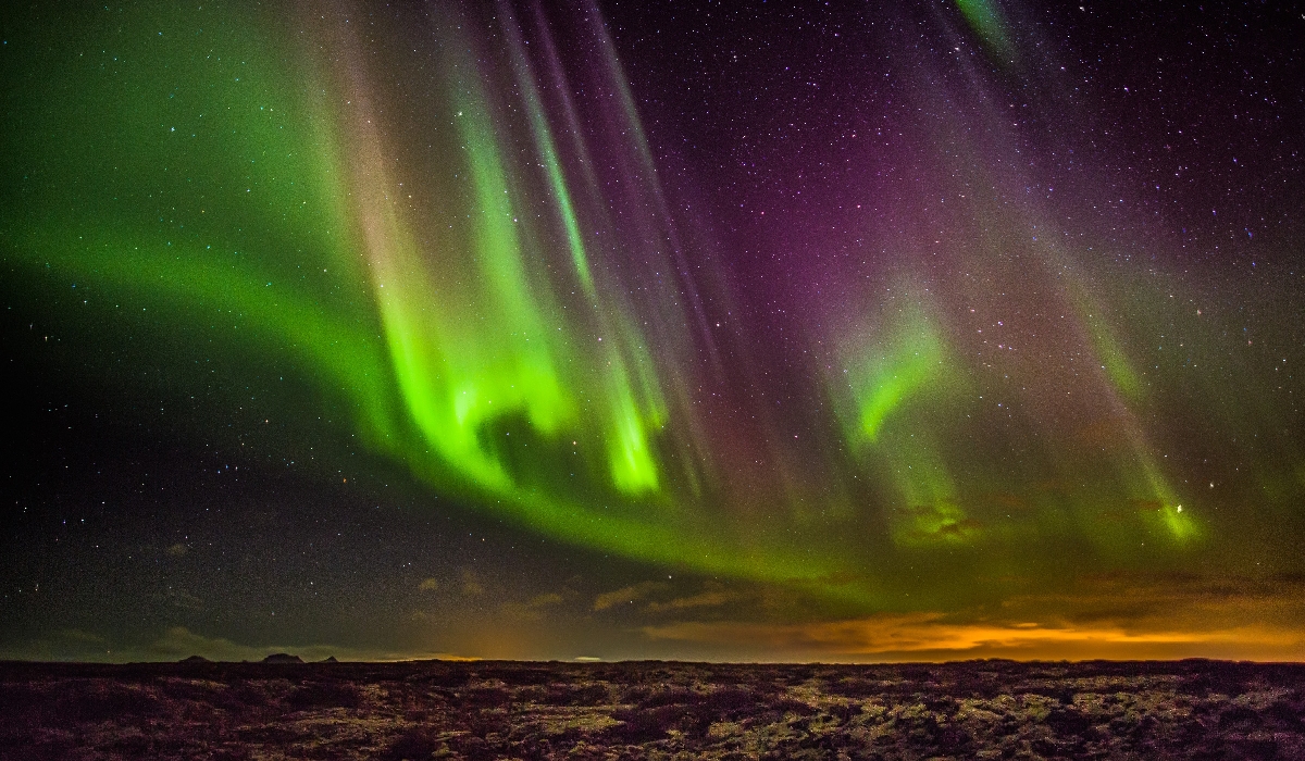Sublimes aurores boréales au dessus de l'Islande