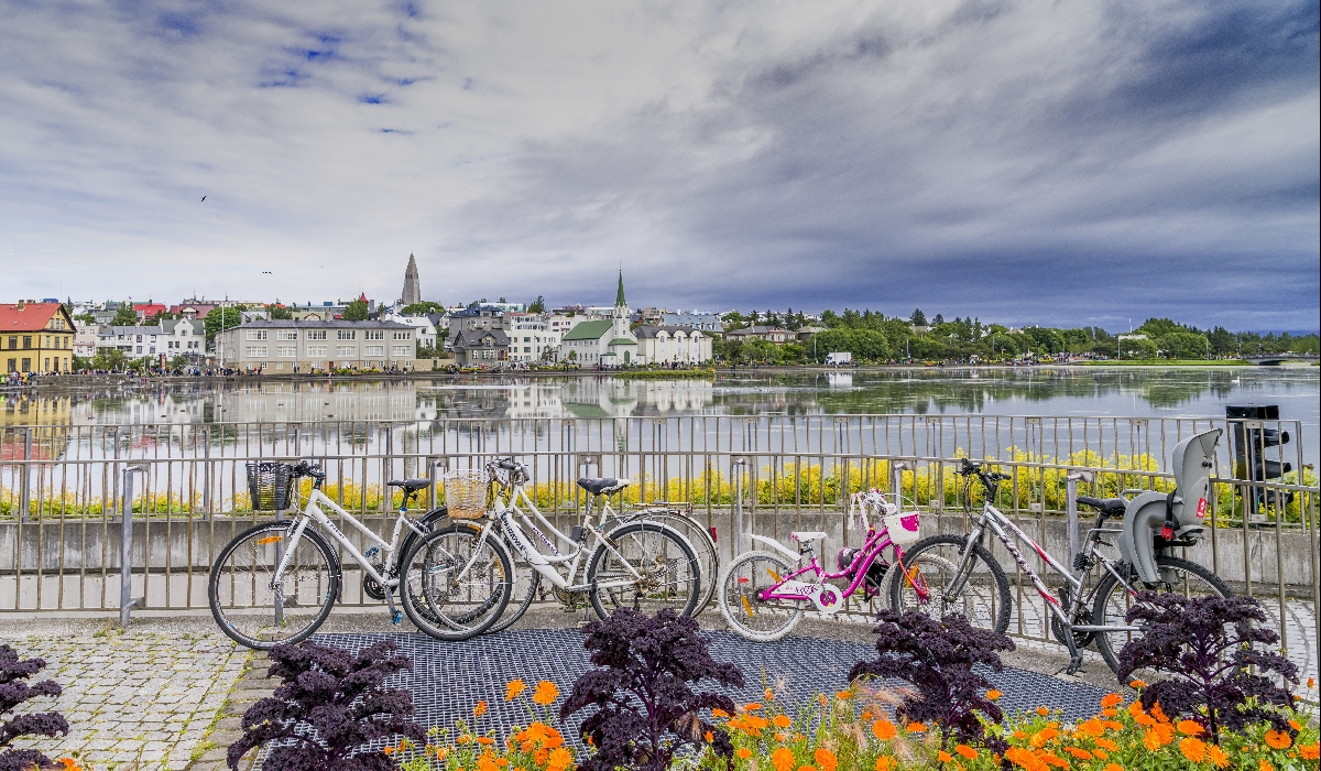 Balades à vélo dans les rues de Reykjavik